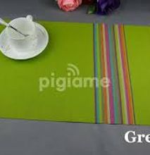 Table Mat New lines Green